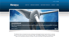 Desktop Screenshot of meridianinvestments.com
